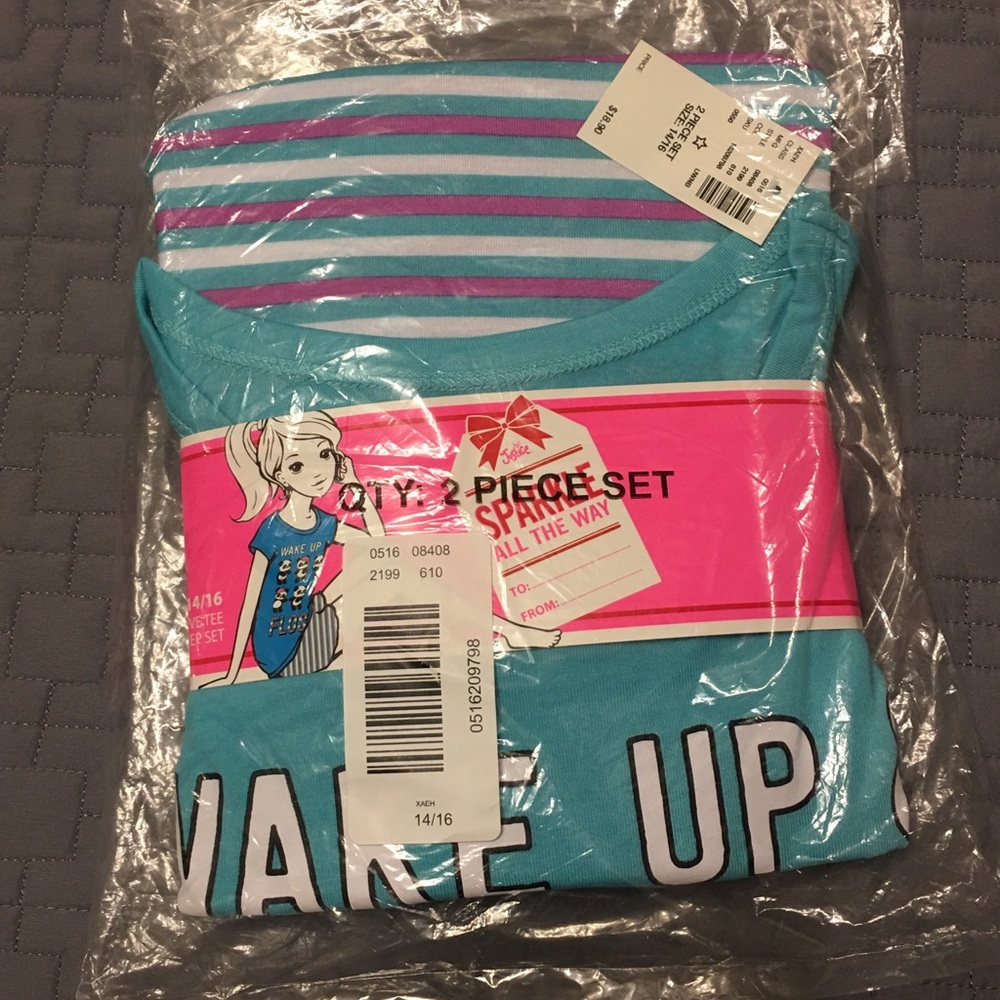 Justice Girls Pajamas 14-16